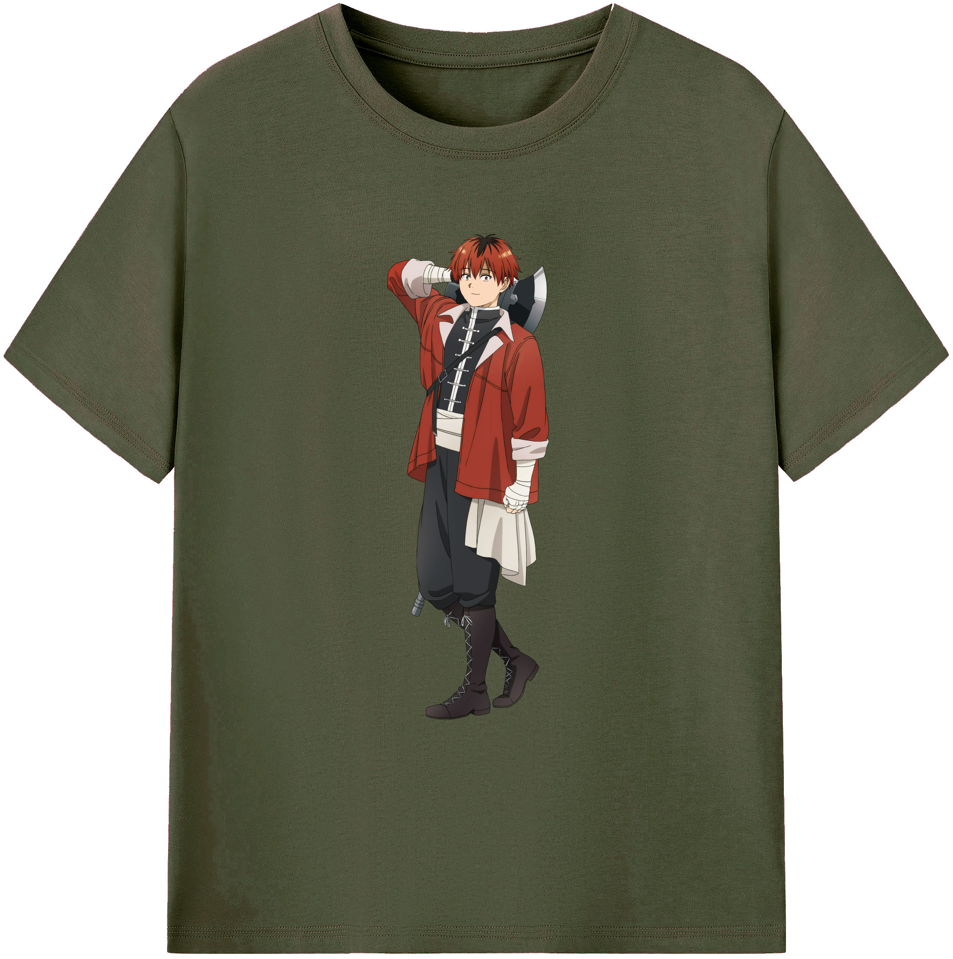 （画像用） 葬送のフリーレン Frieren 綿100％ メンズ半袖Tシャツ｜肌触りやわらか＆通気性